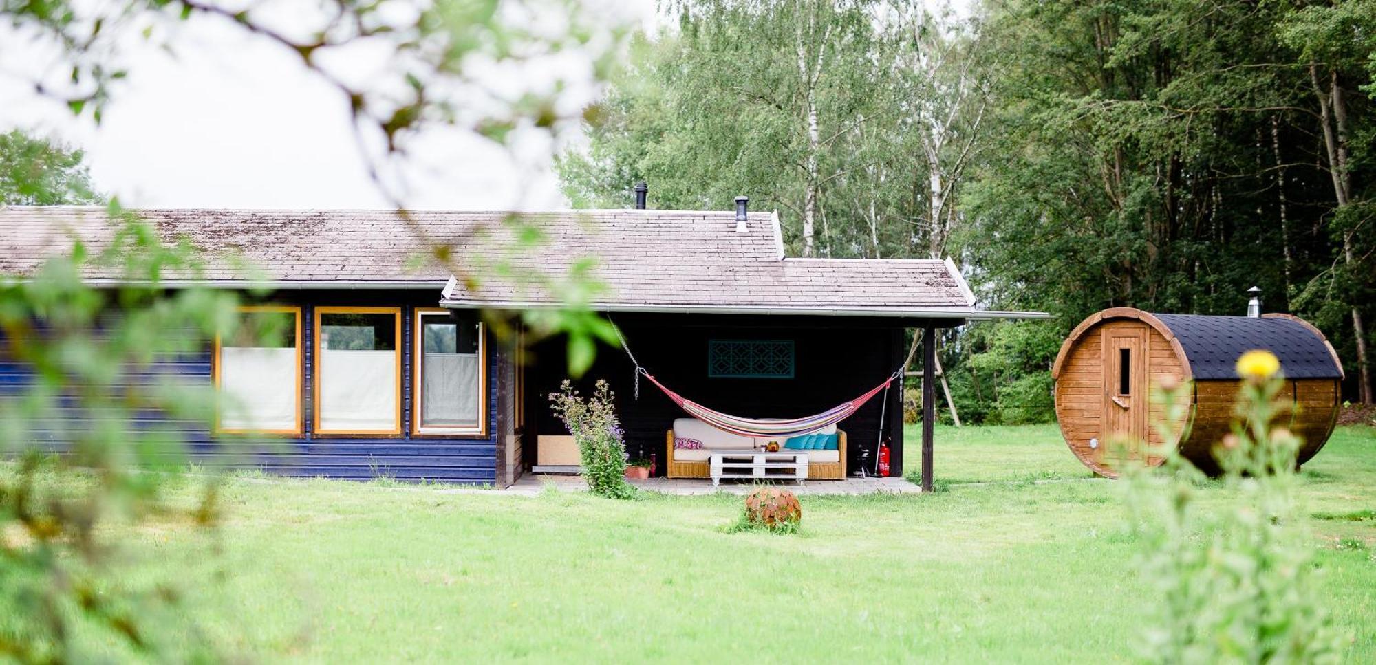 Naturchalets 7 Sentidos 比斯科夫斯麦斯 外观 照片