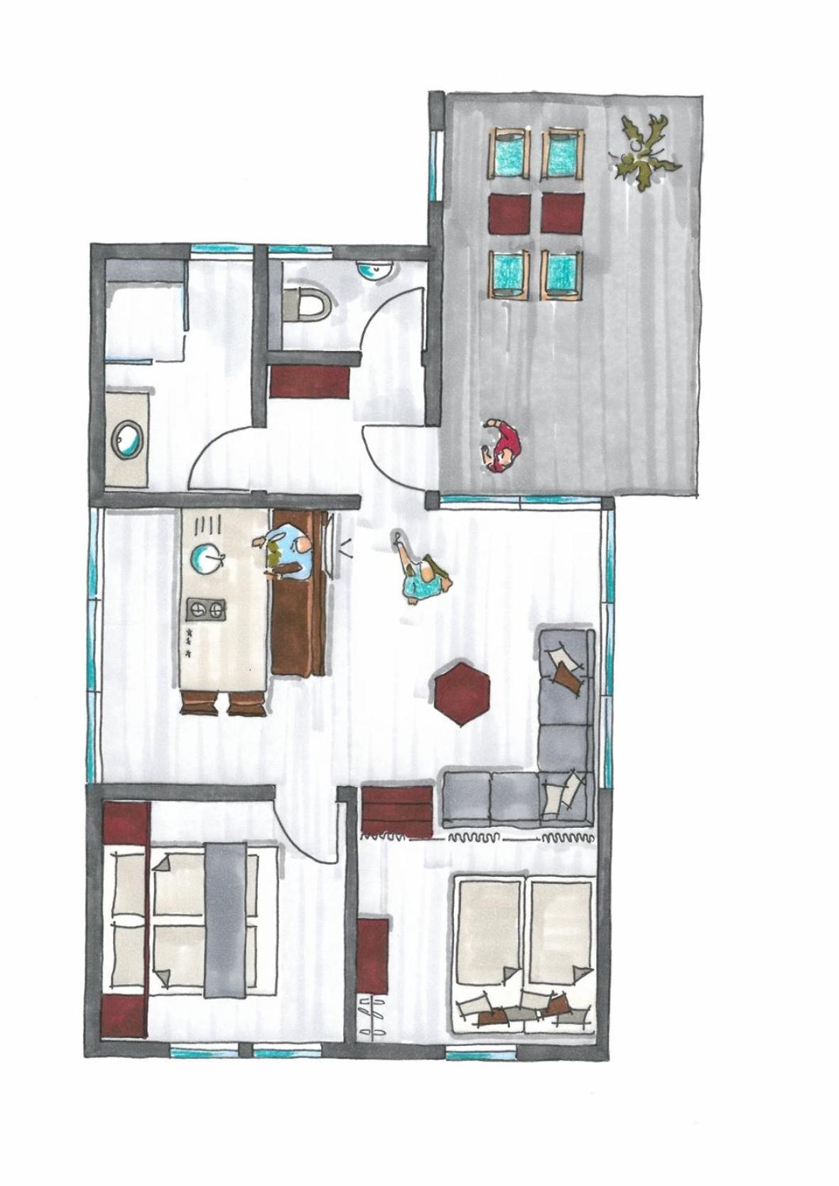 Naturchalets 7 Sentidos 比斯科夫斯麦斯 外观 照片