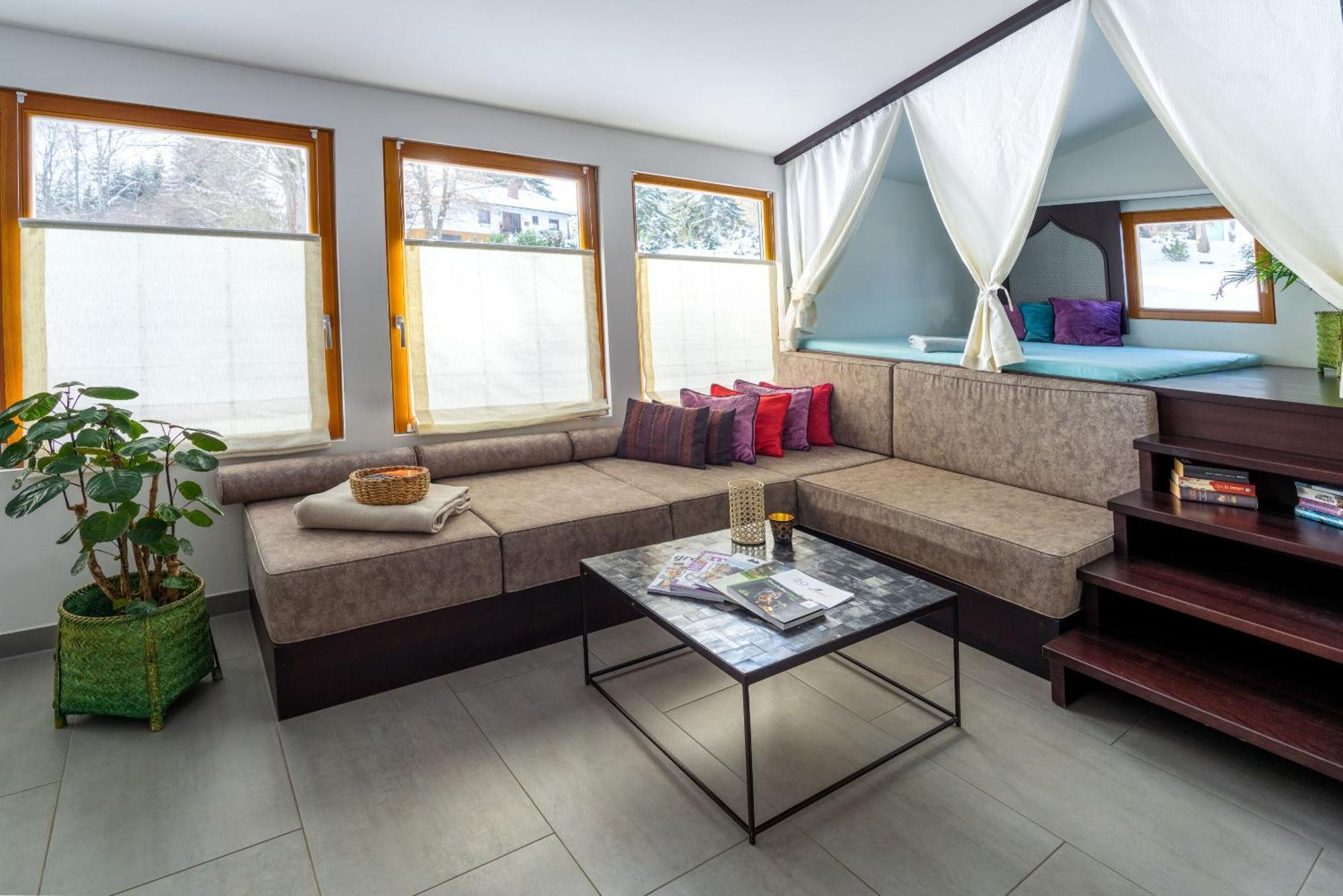 Naturchalets 7 Sentidos 比斯科夫斯麦斯 外观 照片